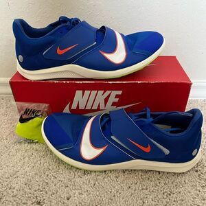 Nike Zoom Rival Track & Field Jumping Spikes Blue/Orange